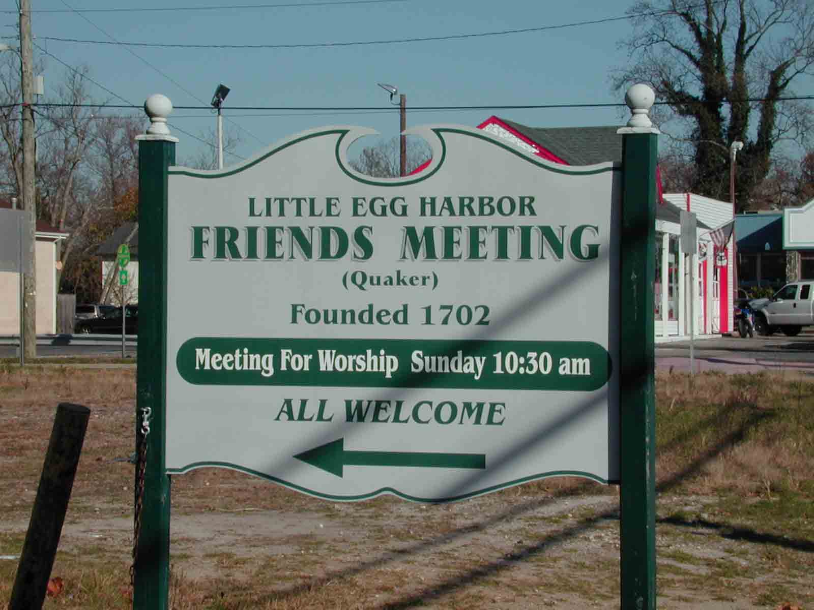 [Quaker Church Sign Image]